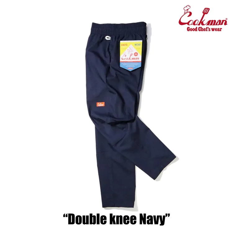 Cookman Chef Pants - Double Knee Ripstop : Navy