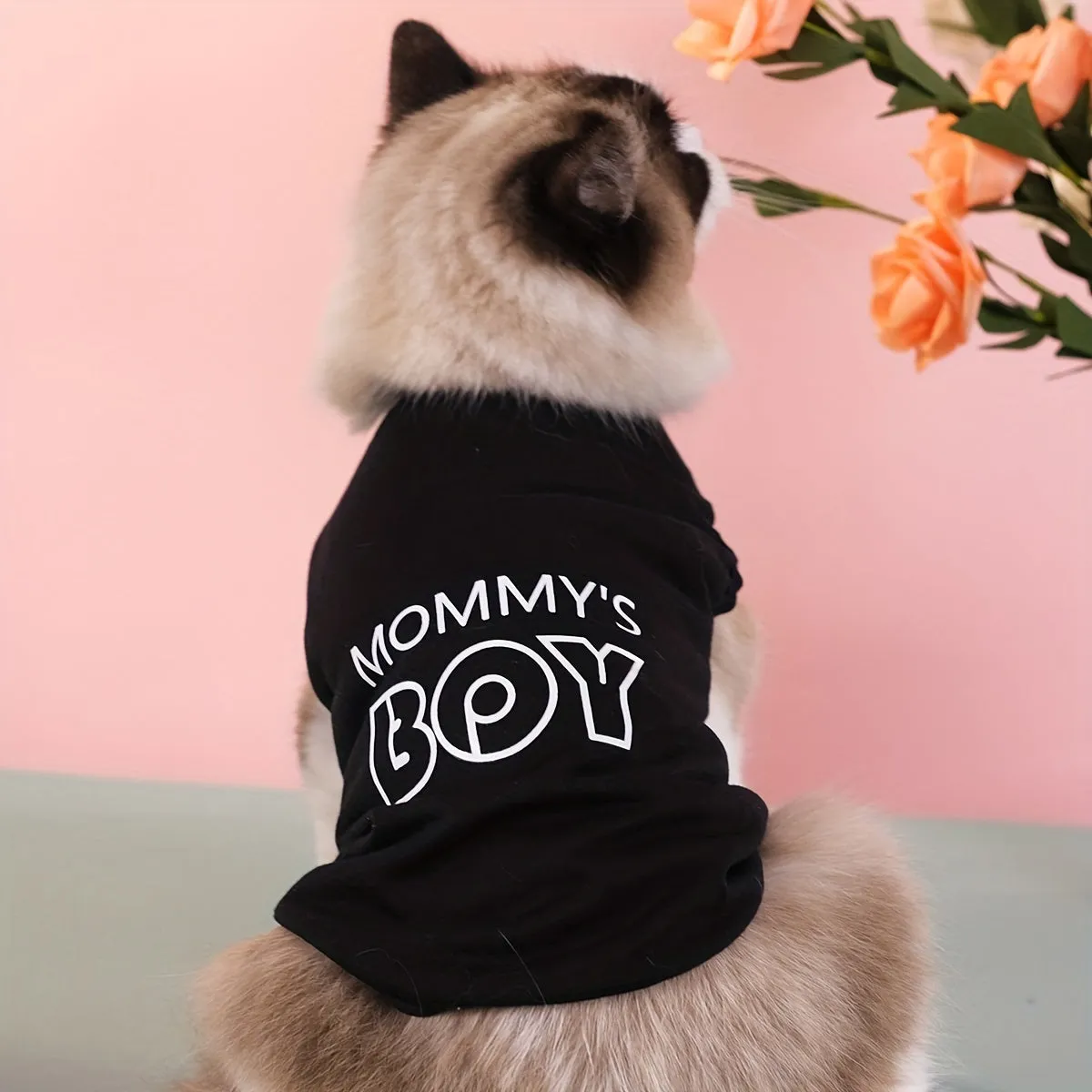 Cool  Comfy Printed Letter Summer Pet Vest  For Cats