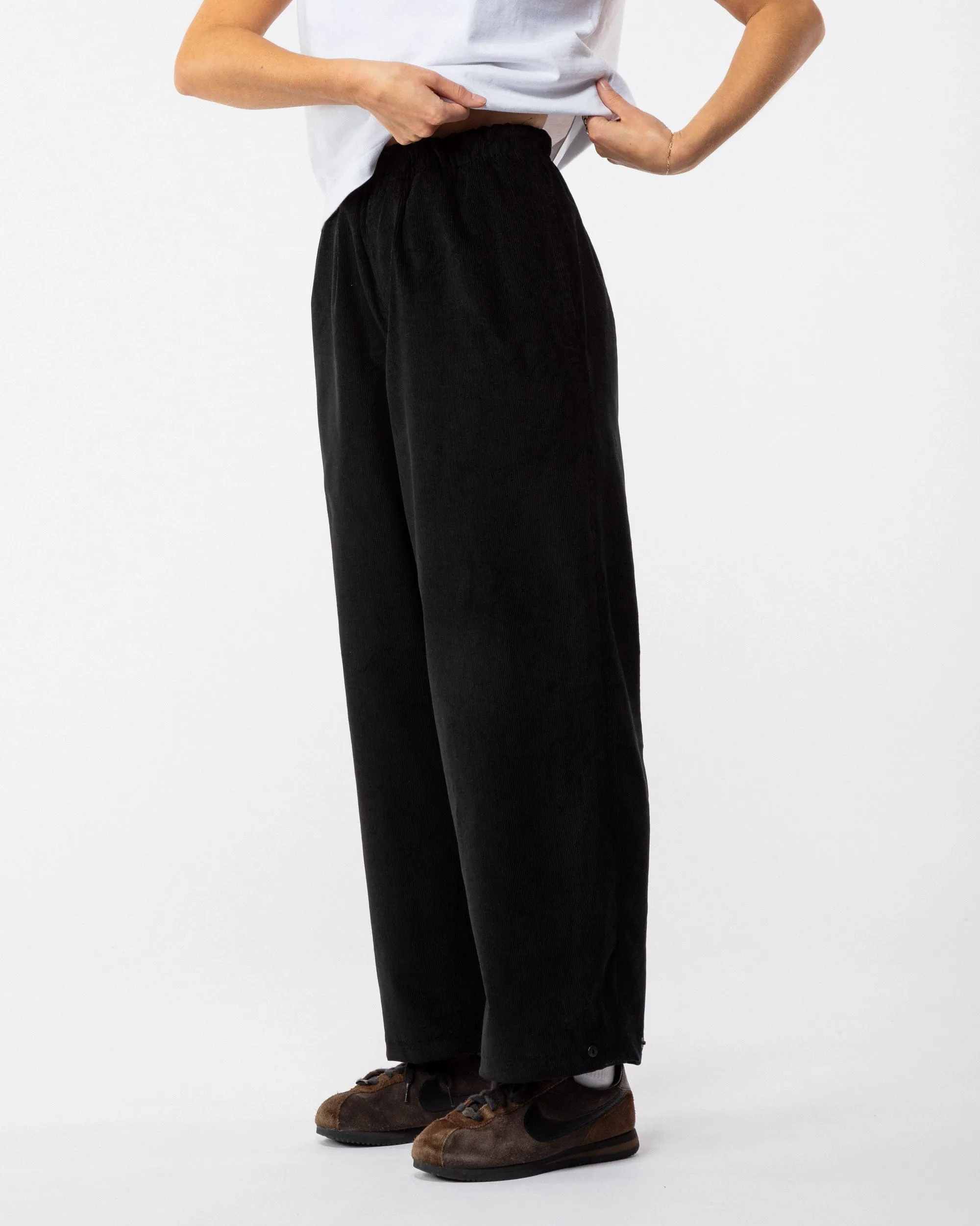 Corduroy Zama Pants - Black