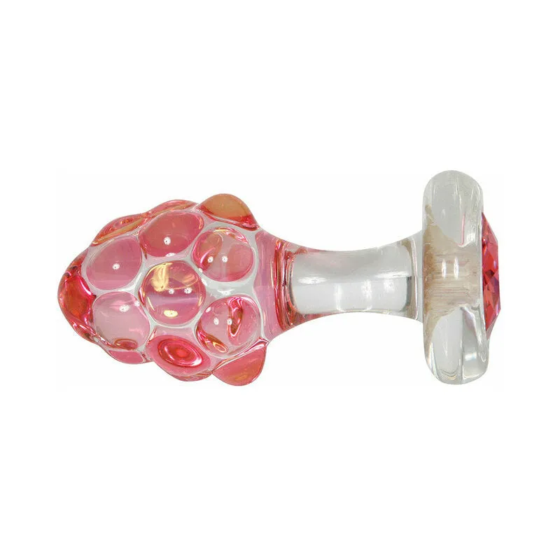 Crystal Delights Pineapple Delight Plug with Gem Pink