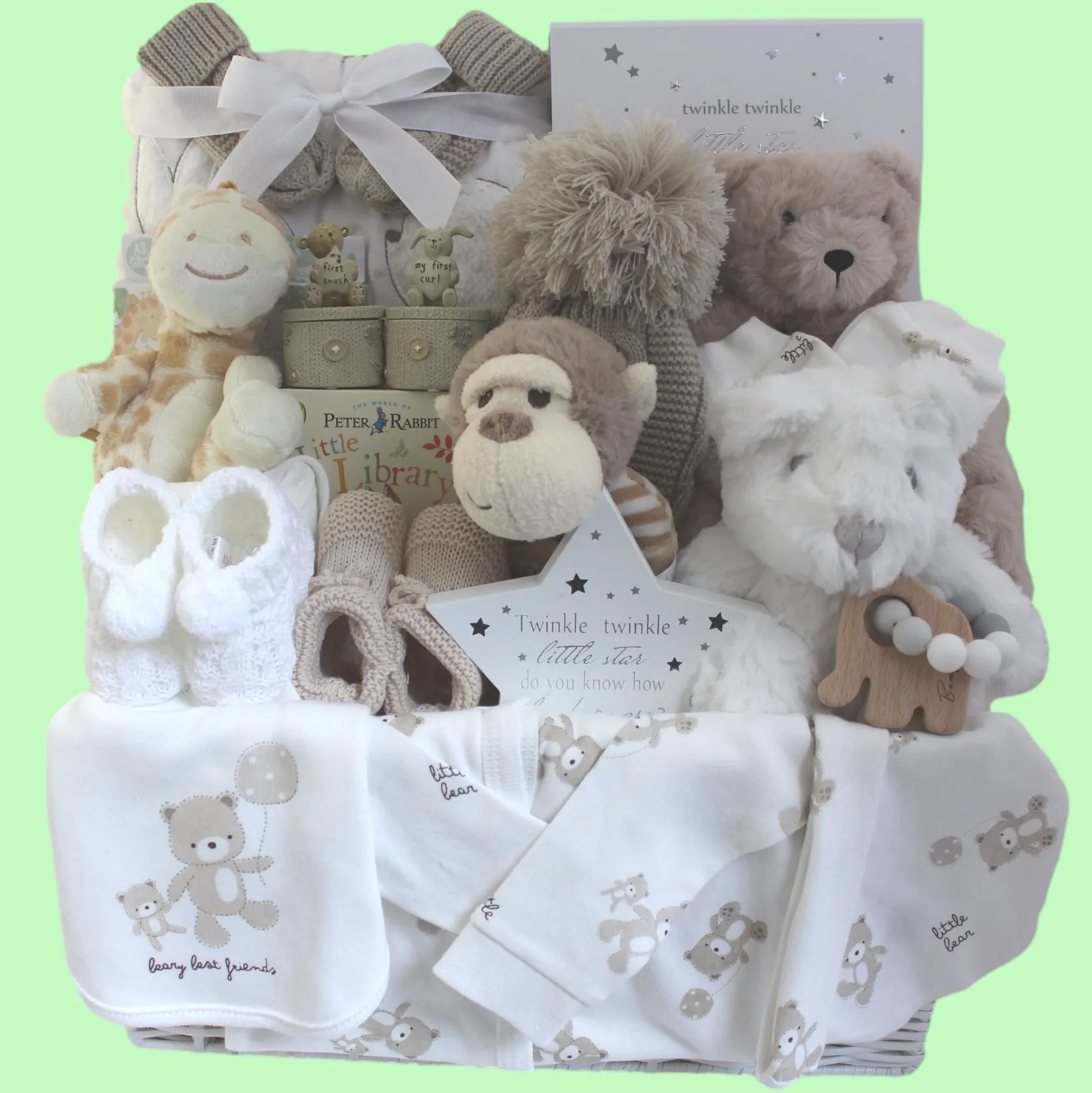 Deluxe 22 Piece Unisex Baby Gift Hamper