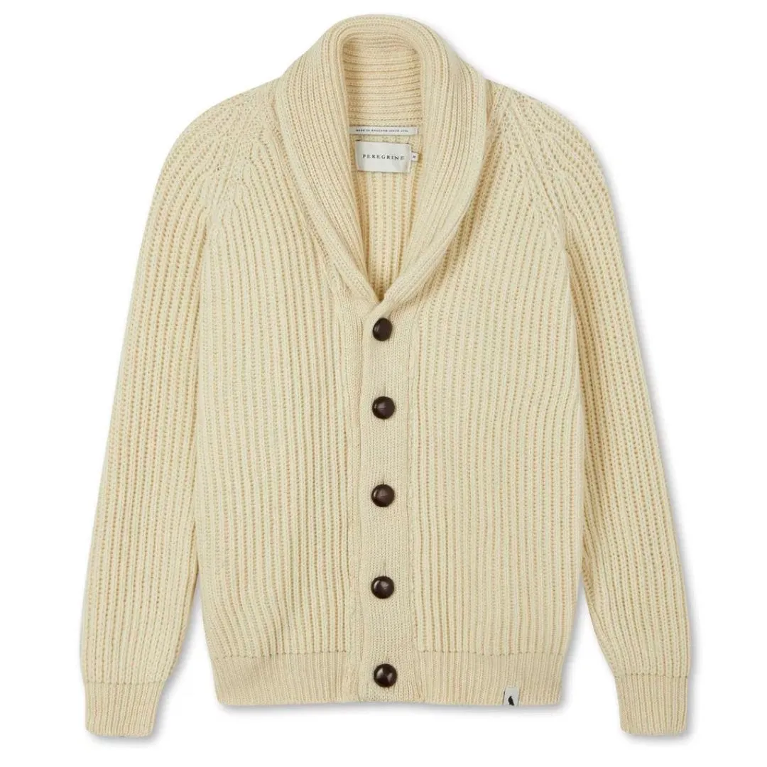 Ecru Wilkinson Merino Wool Shawl Cardigan