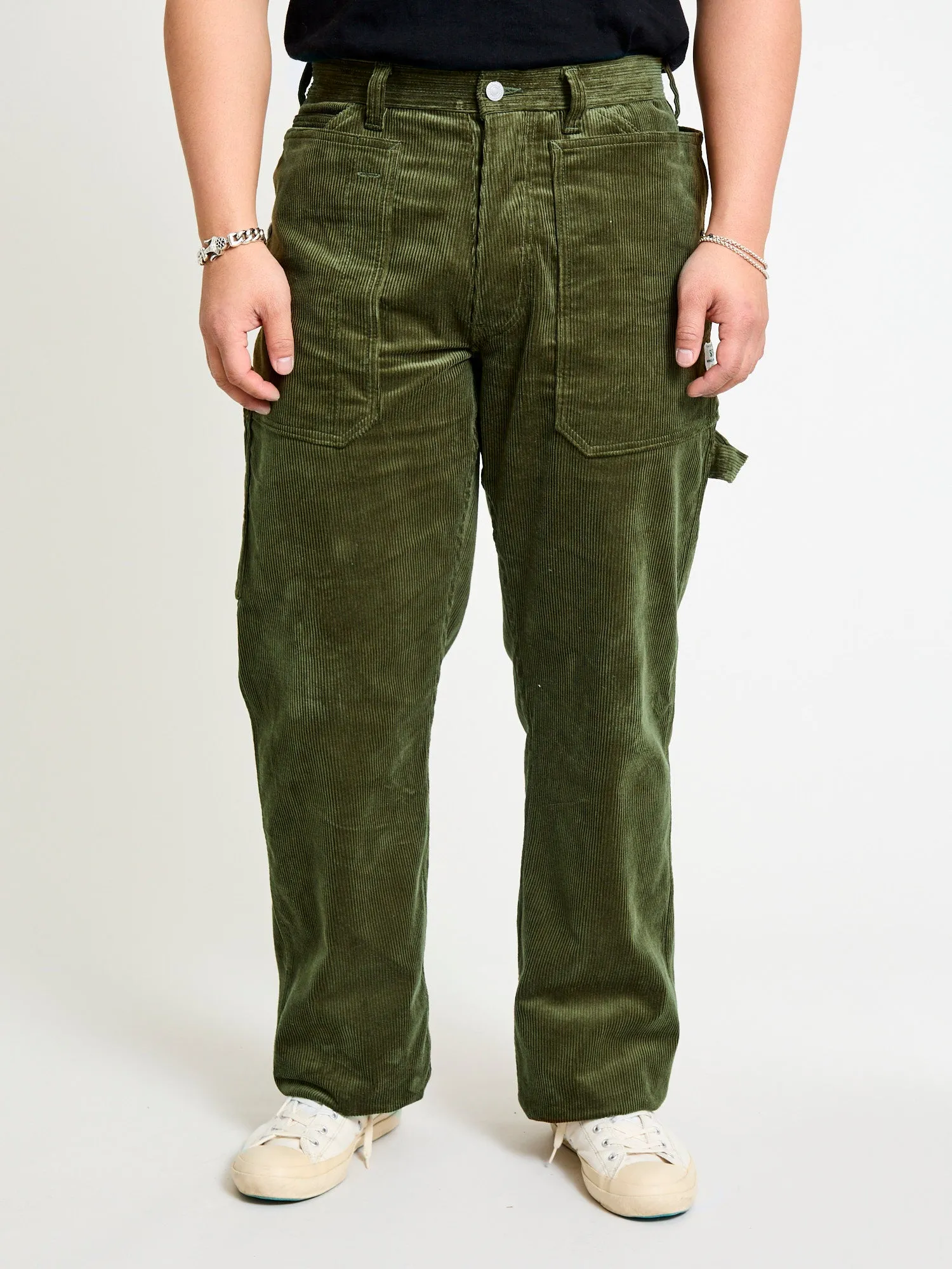 Fall Leaf Gardener Pants in Olive 9W Corduroy