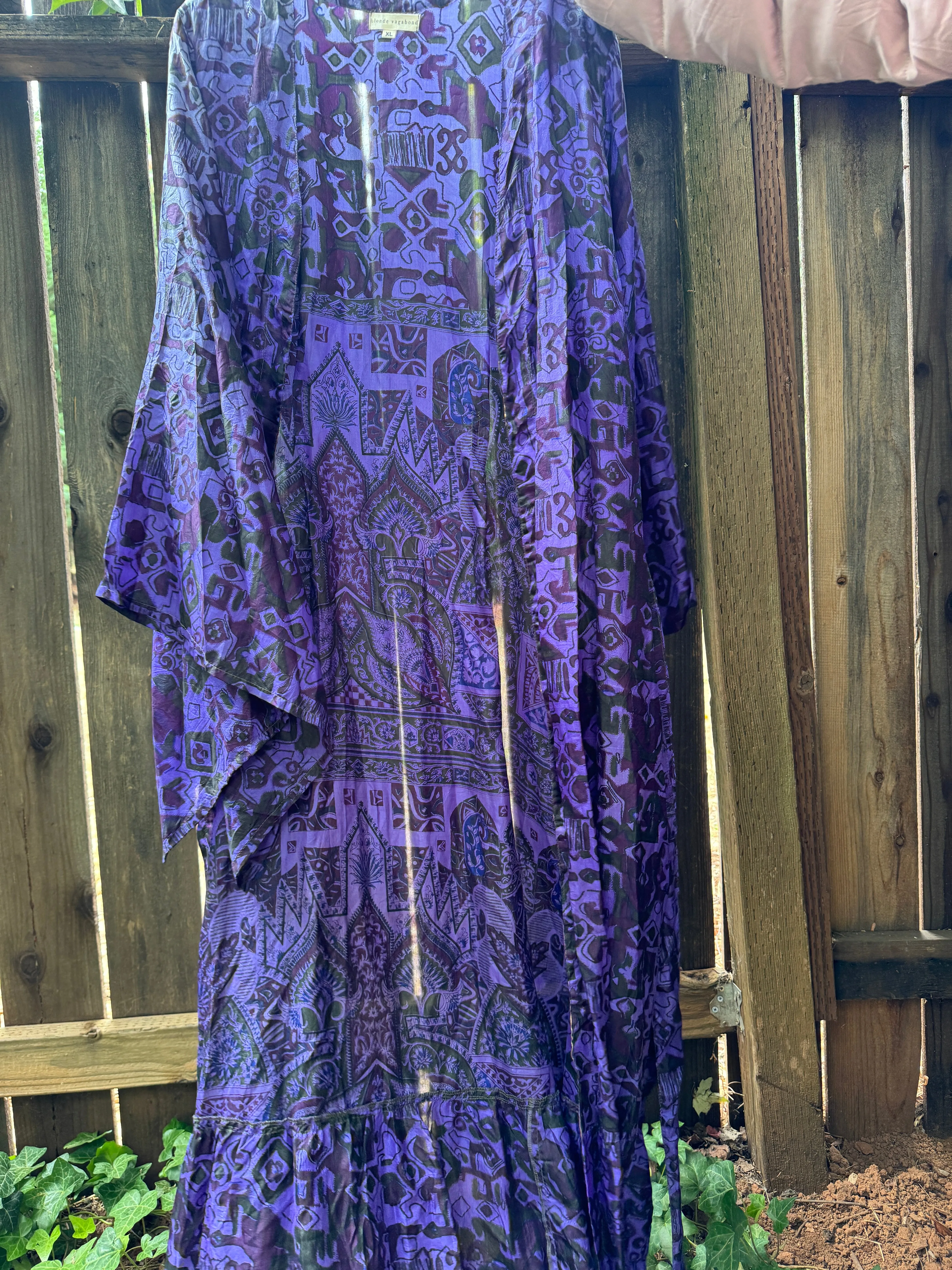 Femme Kimono - Bright Purple - XL