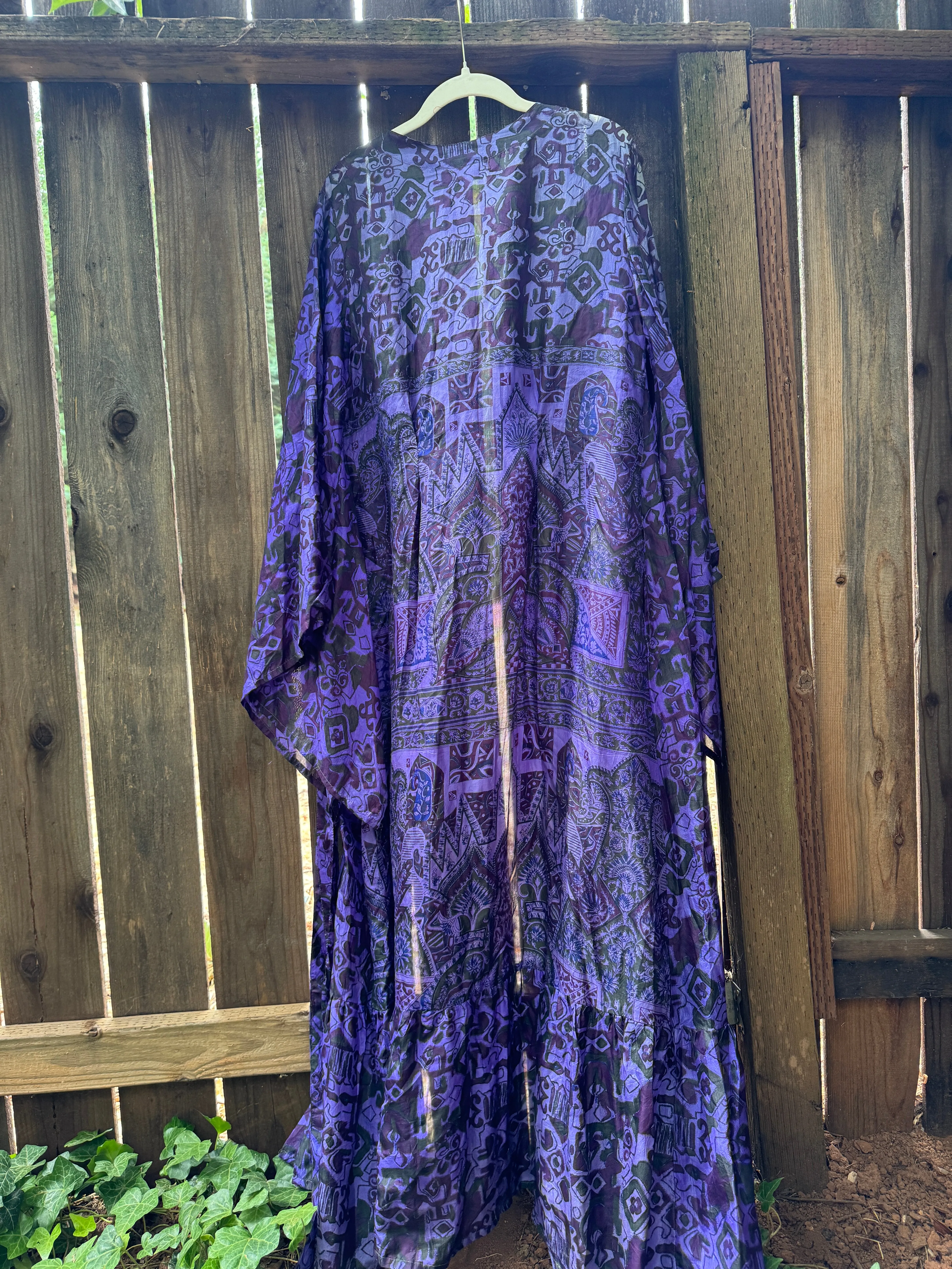 Femme Kimono - Bright Purple - XL