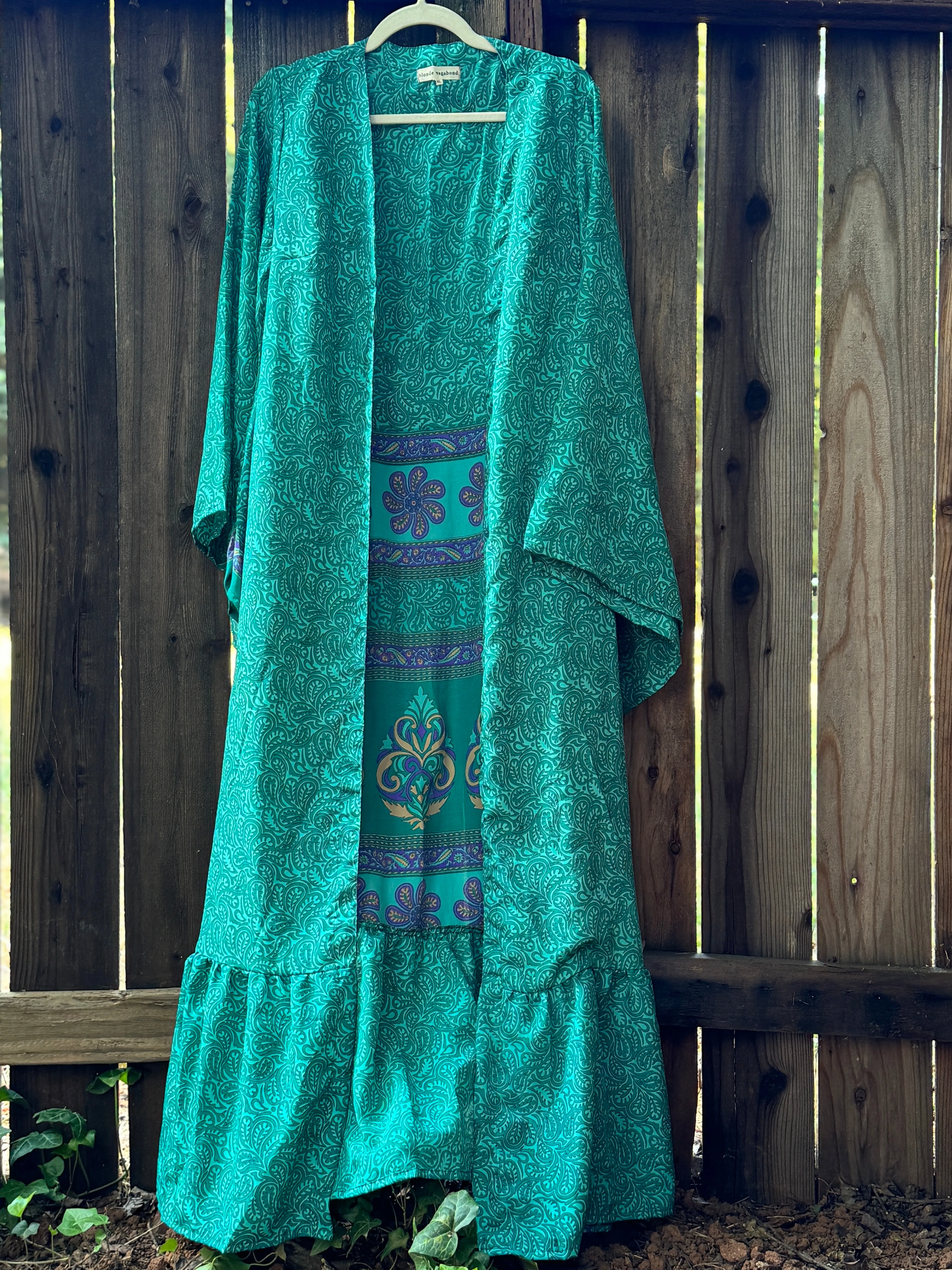 Femme Kimono - Queen of Teal Things - XL