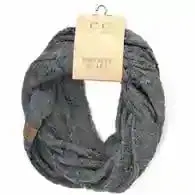 Flecked C.C. Infinity Scarf (MULTIPLE COLORS)