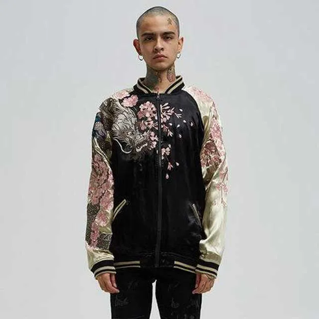 Floral Bomber Jacket