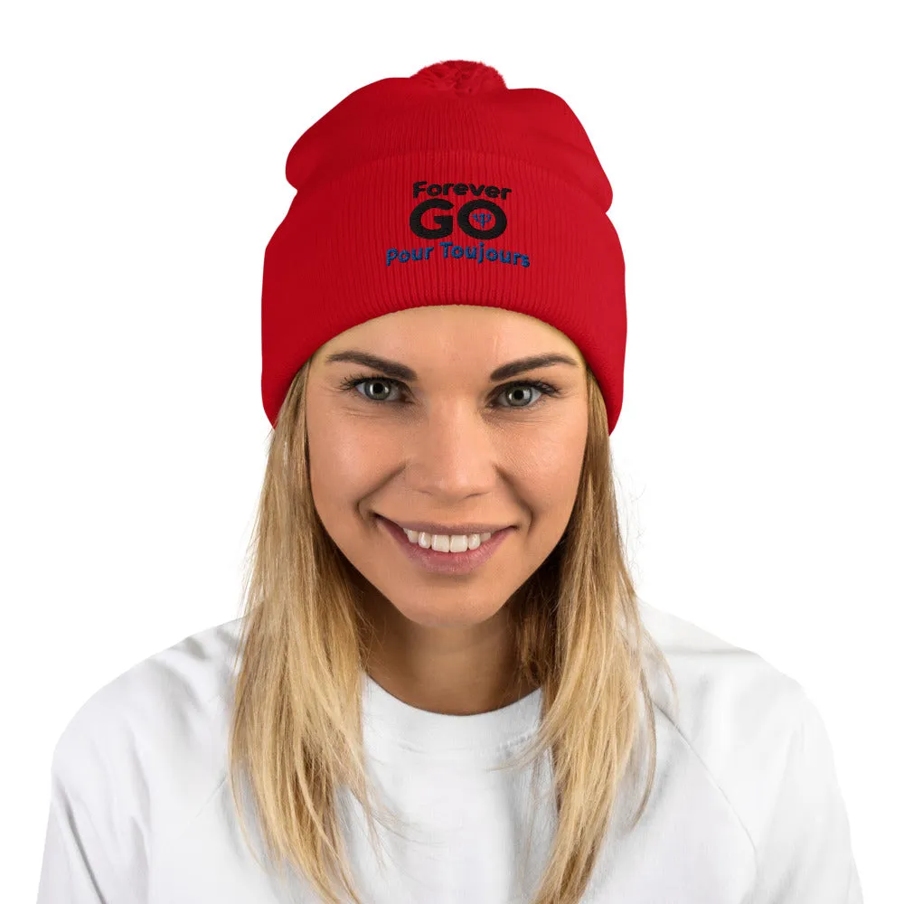 Forever GO Pom-Pom Beanie -Stay warm in style for the winter!