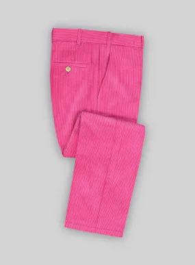 Fusica Pink Corduroy Pants