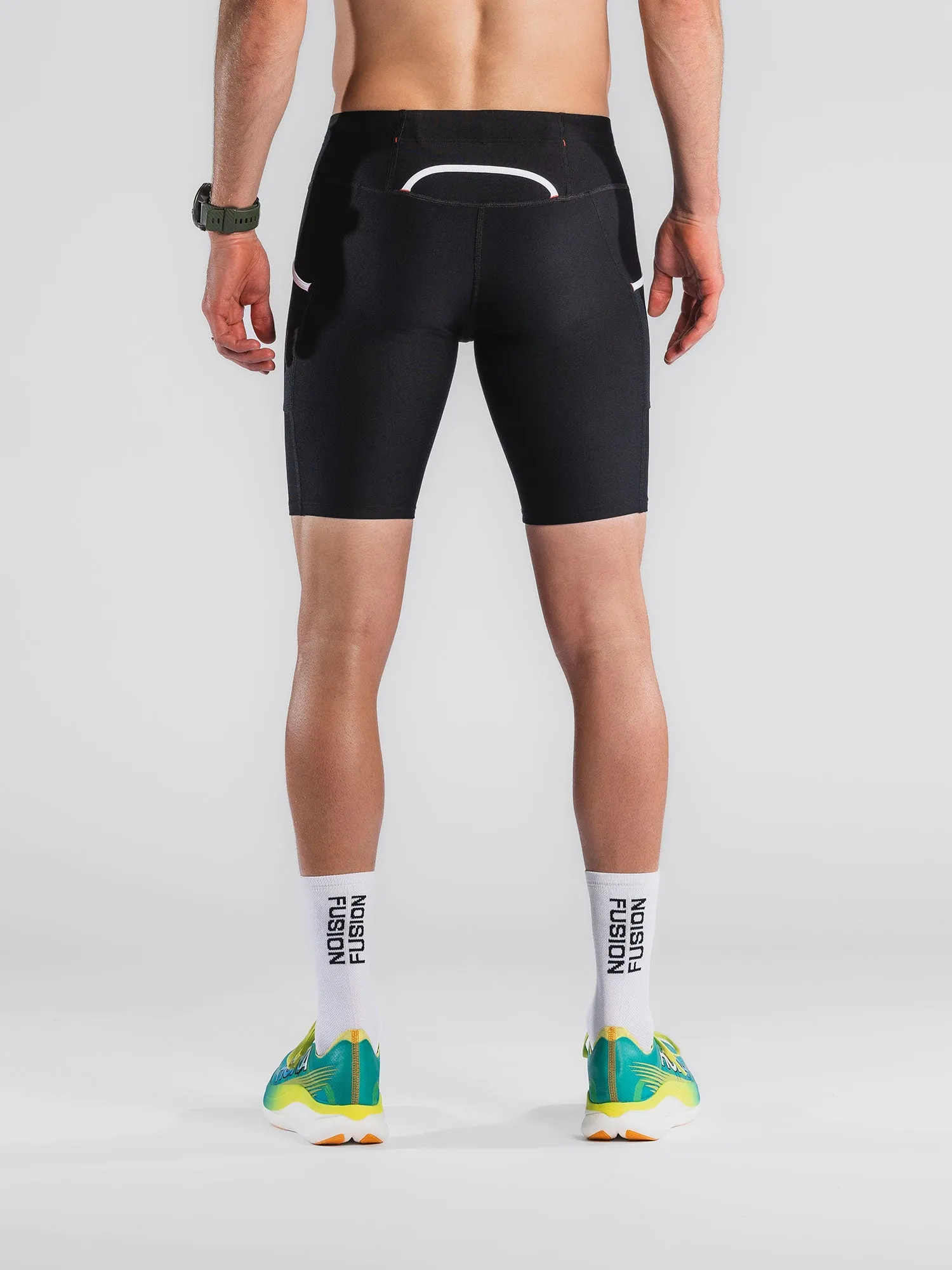 FUSION Mens Short Run Tights