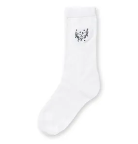 Ganni  Embroidery Ankle Socks – Wings