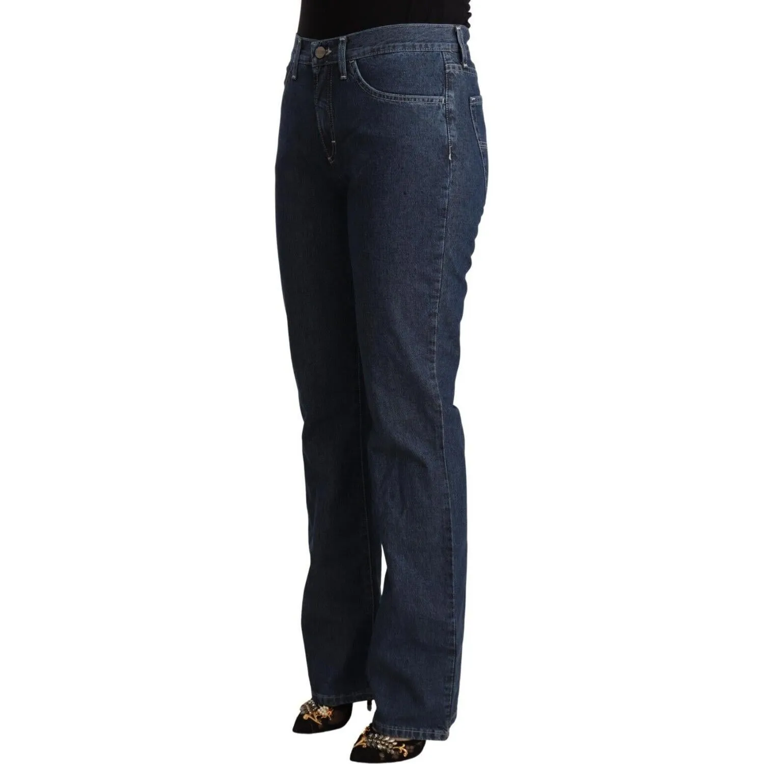 GF Ferre Elegant Flared Cotton Jeans