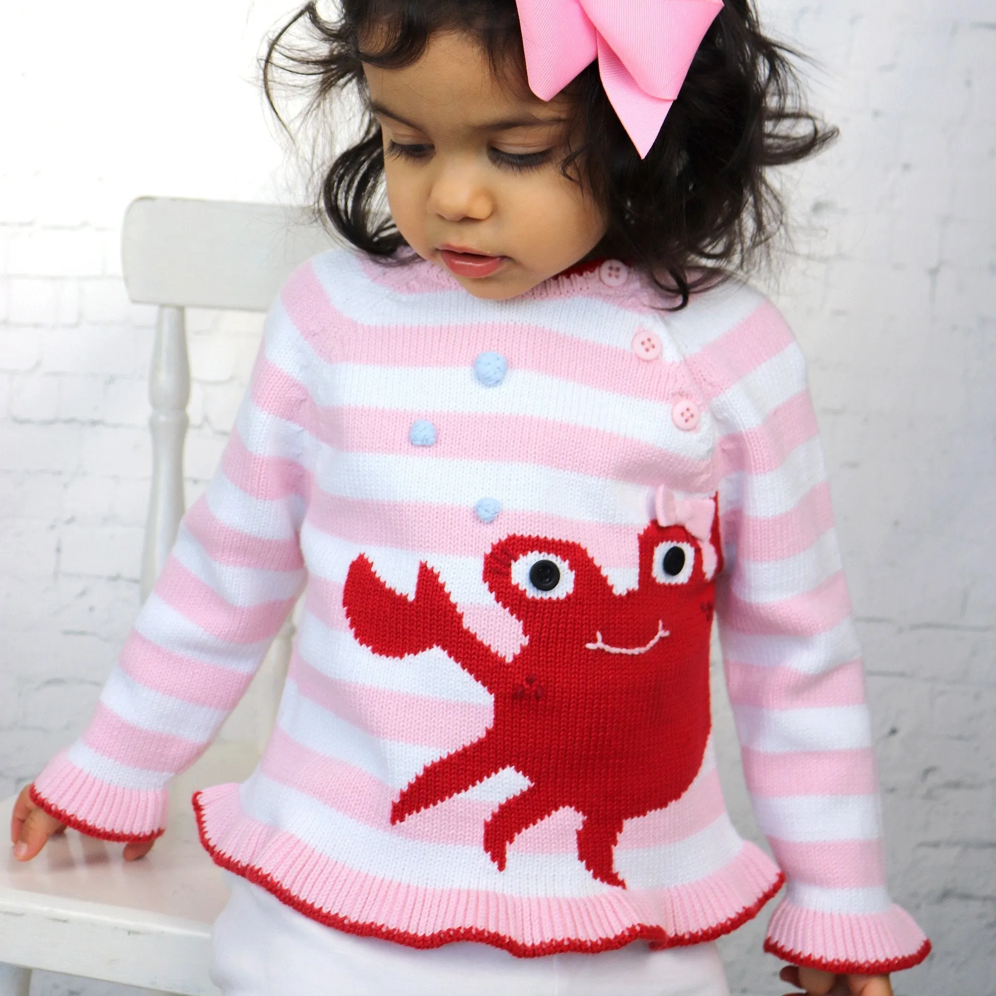 Girl's Crab Sweater