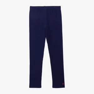 Girls' indigo blue leggings