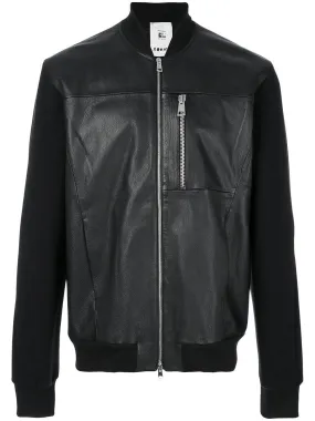 Goat Skin Bomber Black