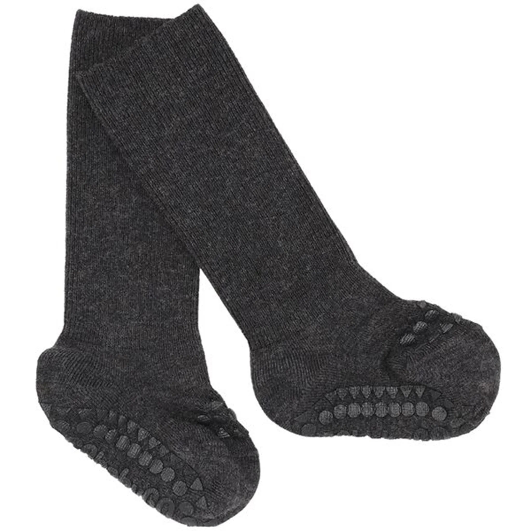 GObabyGO Bamboo Socks Antislip Dark Grey Melange