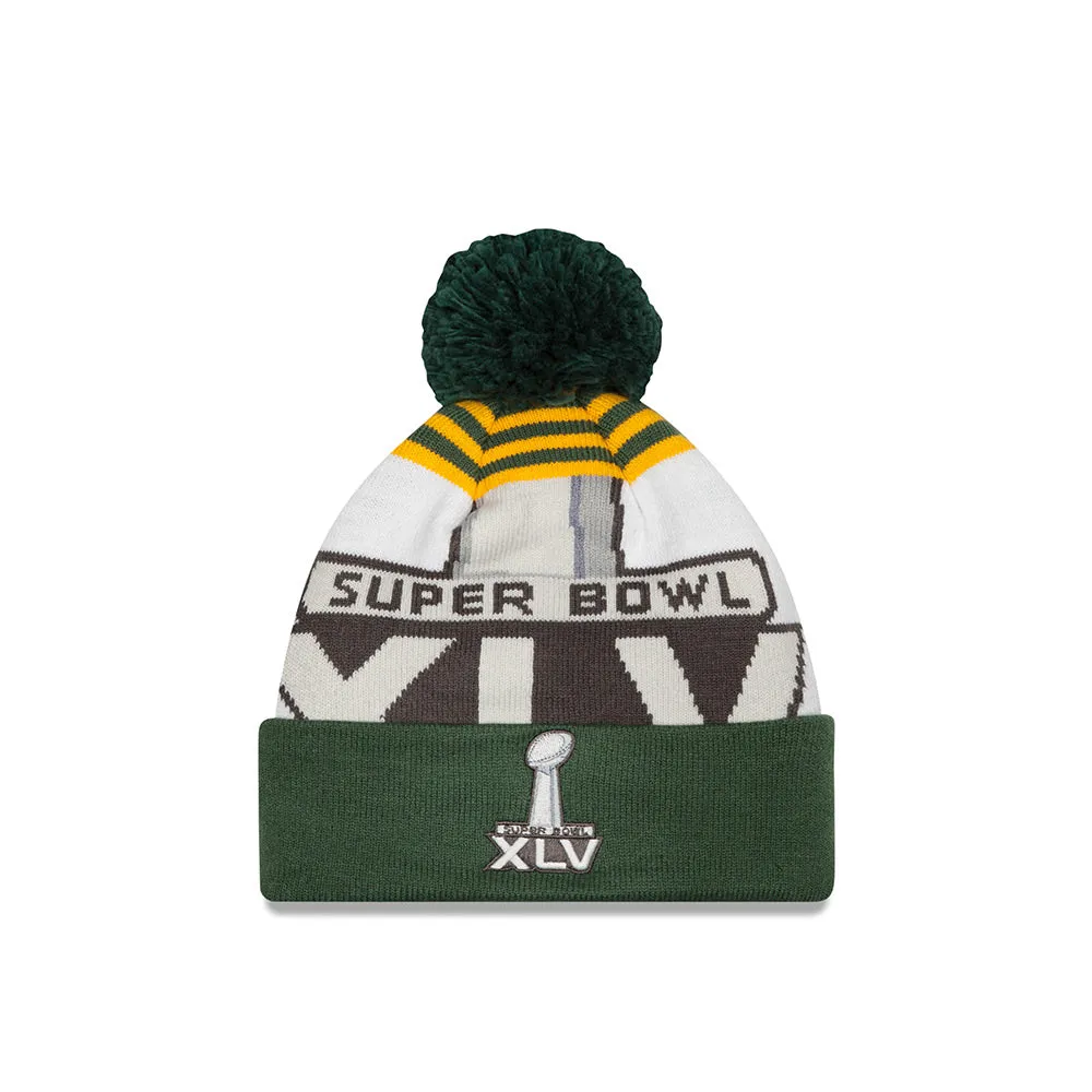 Green Bay Packers Super Bowl XLV Logo Cuffed Knit Hat