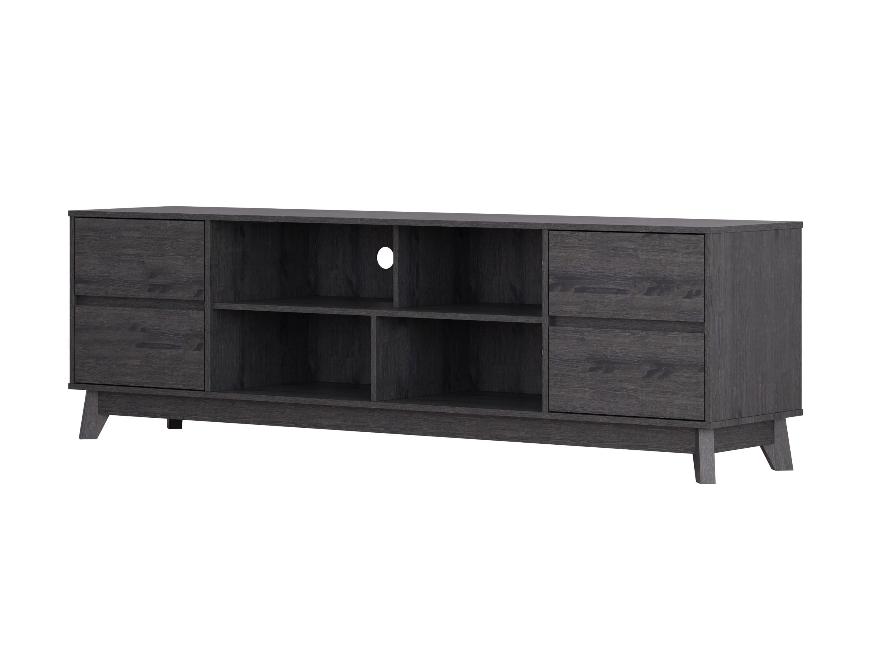 Grey Modern TV Stand, TVs up to 85"