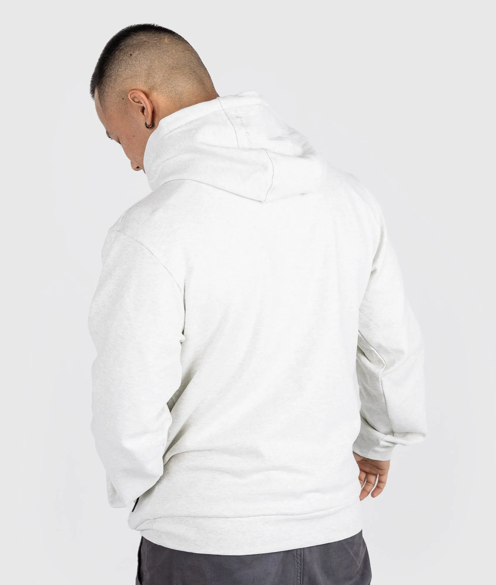 Hardtuned Embossed P1 Fleece Hoodie - White