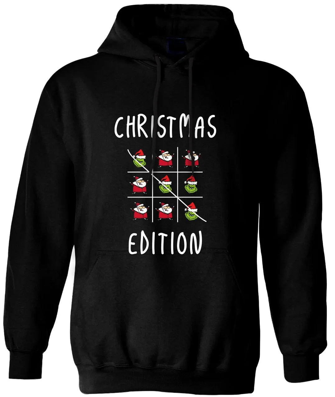 Hoodie - Grinch - Tic-Tac-Toe - Christmas Edition