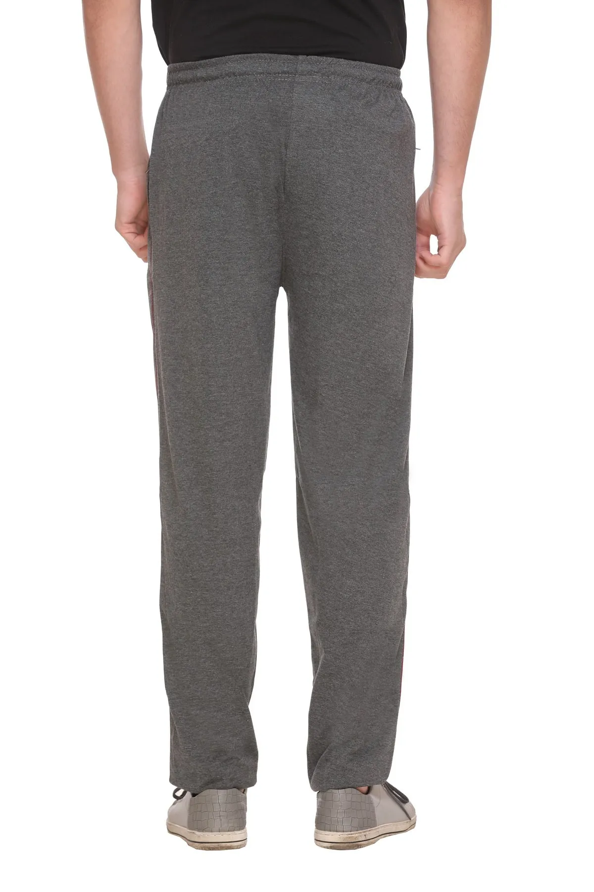 Jinxer Men Plus Size Winter Fleece Track Pants - Dark Grey