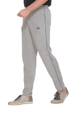 Jinxer Men Plus Size Winter Fleece Track Pants - Grey