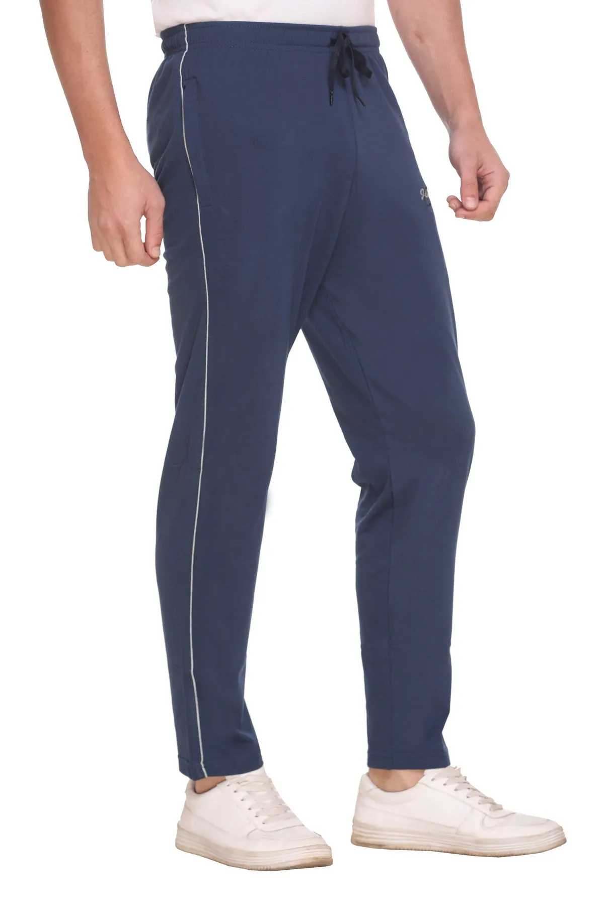 Jinxer Men Winter Fleece Track Pants - Prime Blue