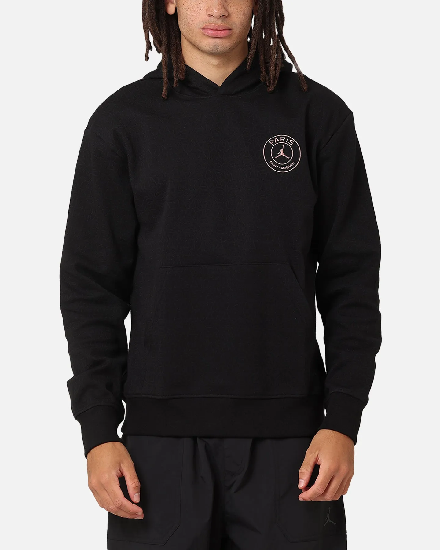 Jordan Paris Saint-Germain Fleece Pullover Hoodie Off Noir/Black