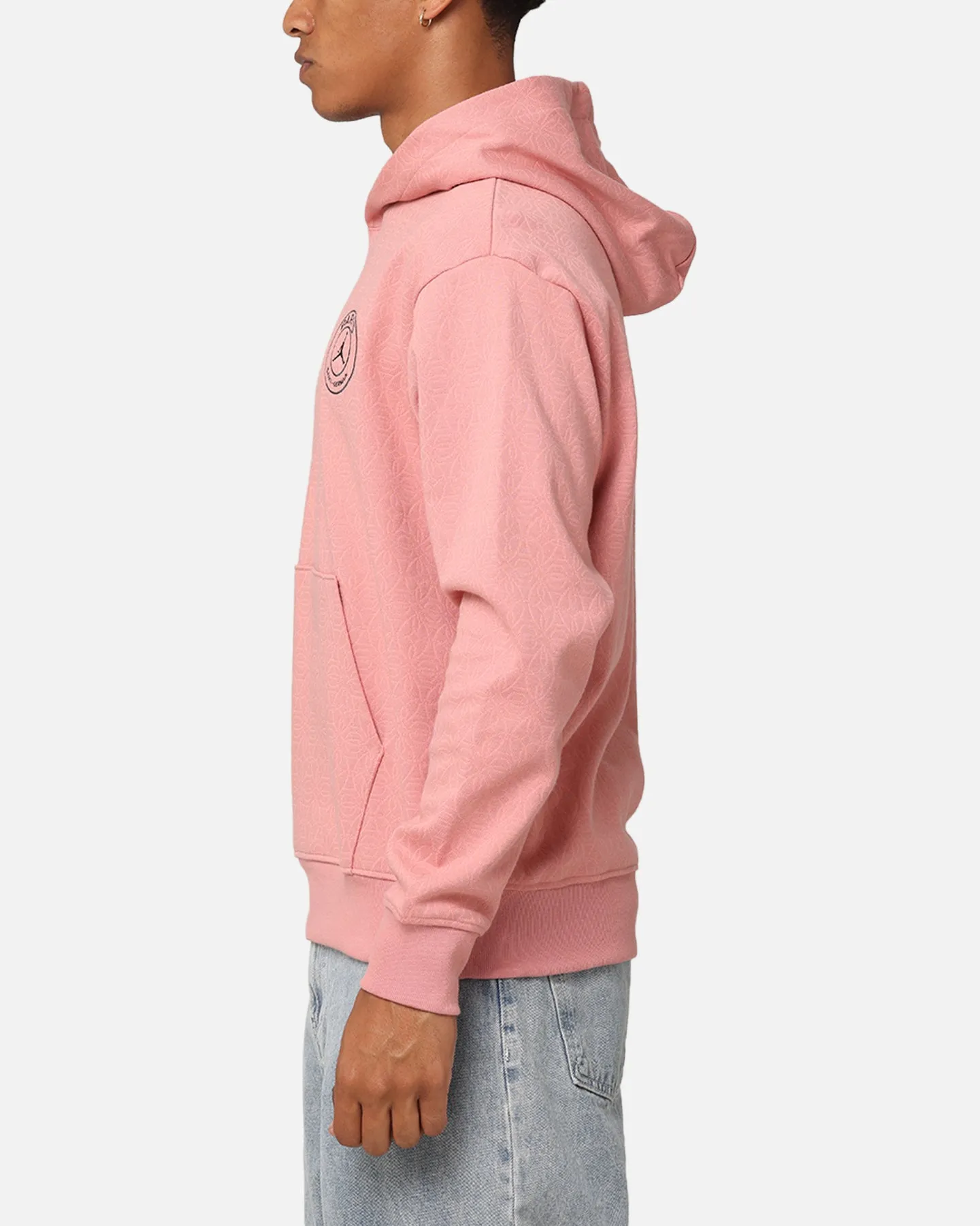 Jordan Paris Saint-Germain Statement Fleece Pullover Hoodie Rust Pink/Pink