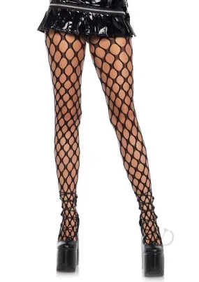 Jumbo Pothole Net Tights Os Black