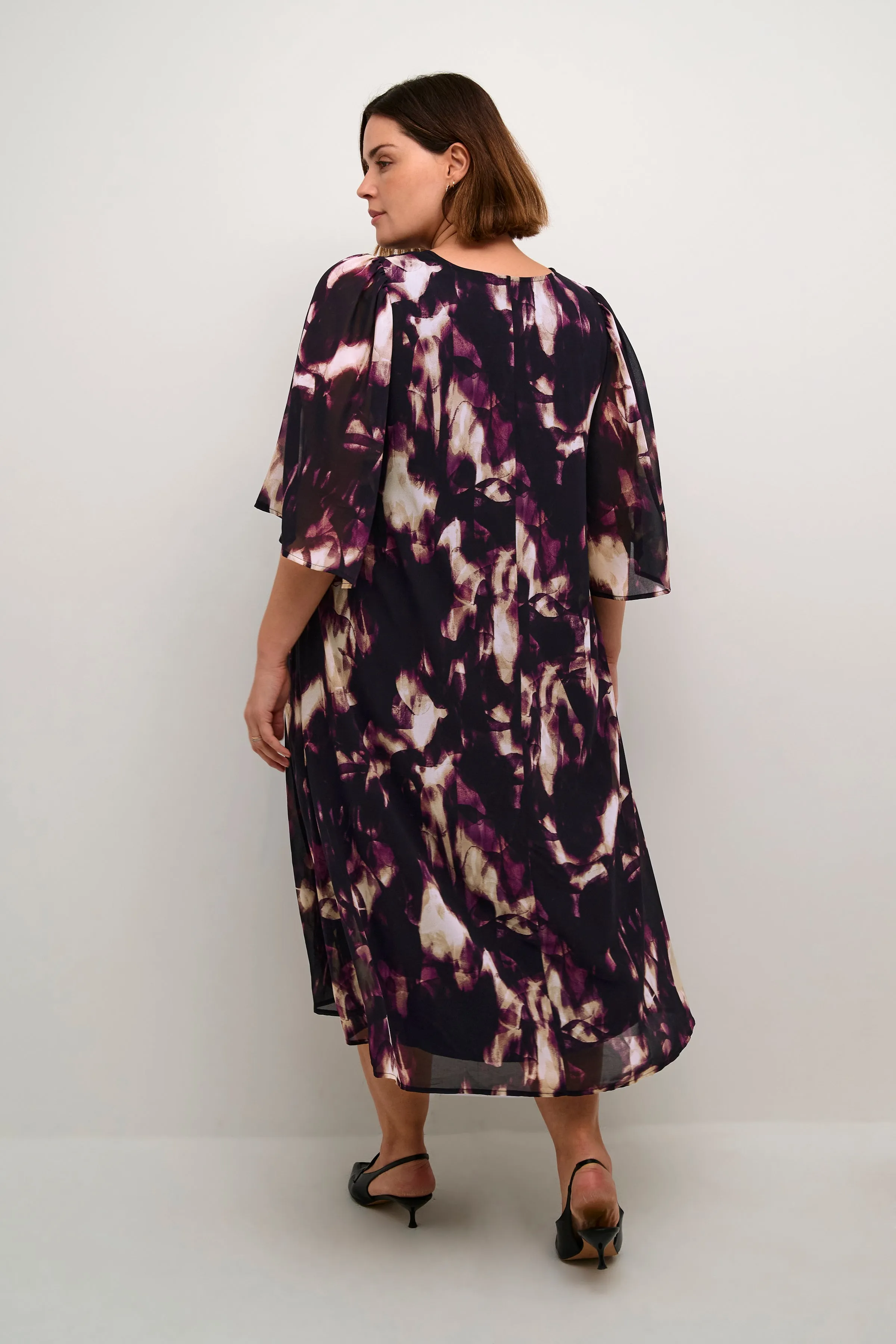 Kaffe Curve Nour Dress in Purple