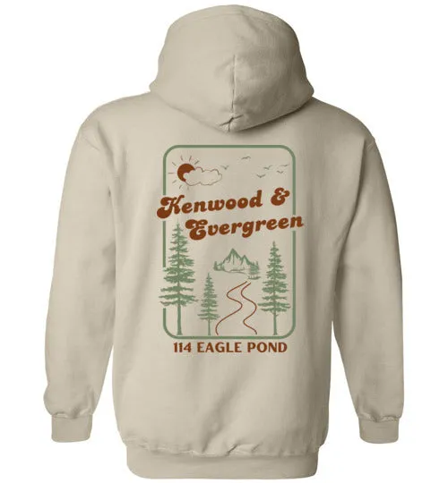 Kenwood-Evergreen Heavy Blend Hoodie - Mountain Road