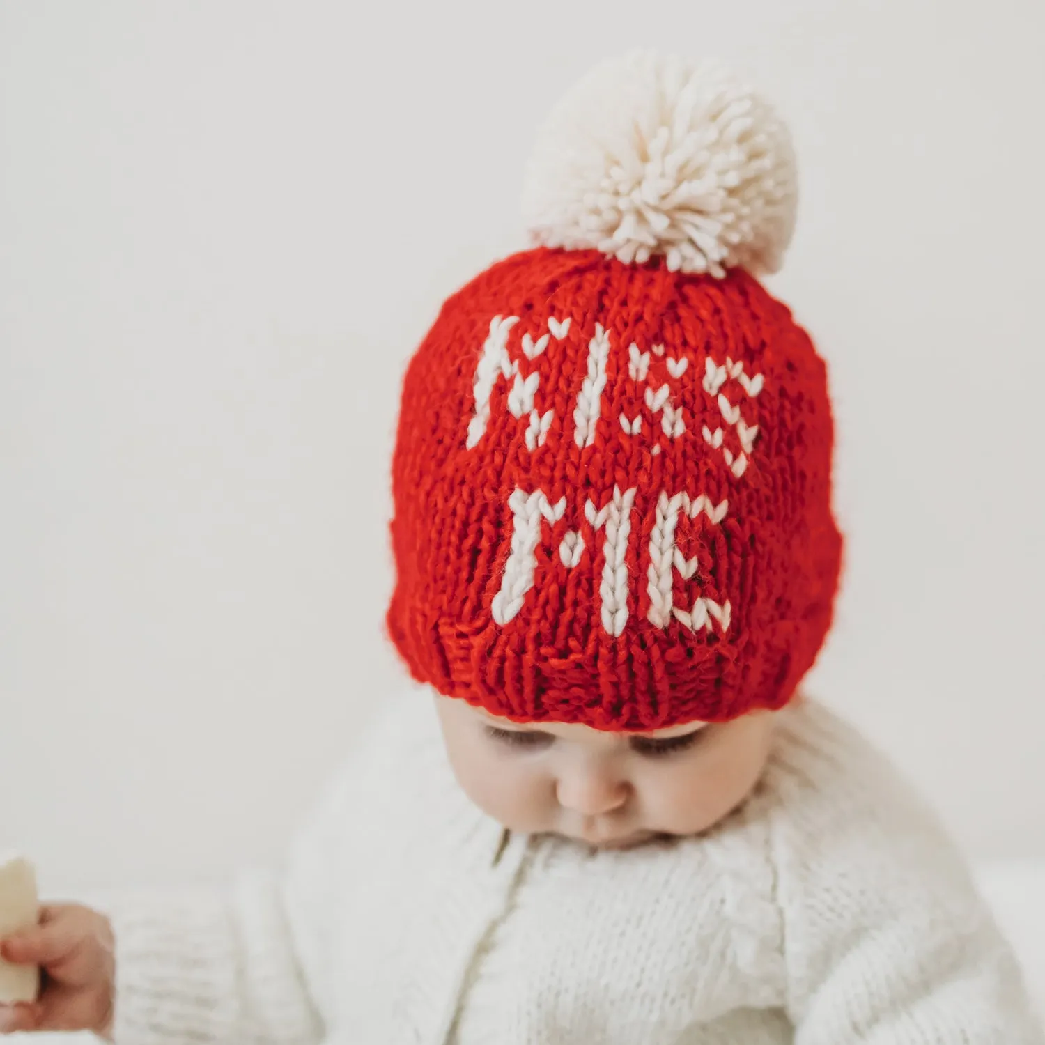 Kiss Me Valentine Knit Beanie Hat