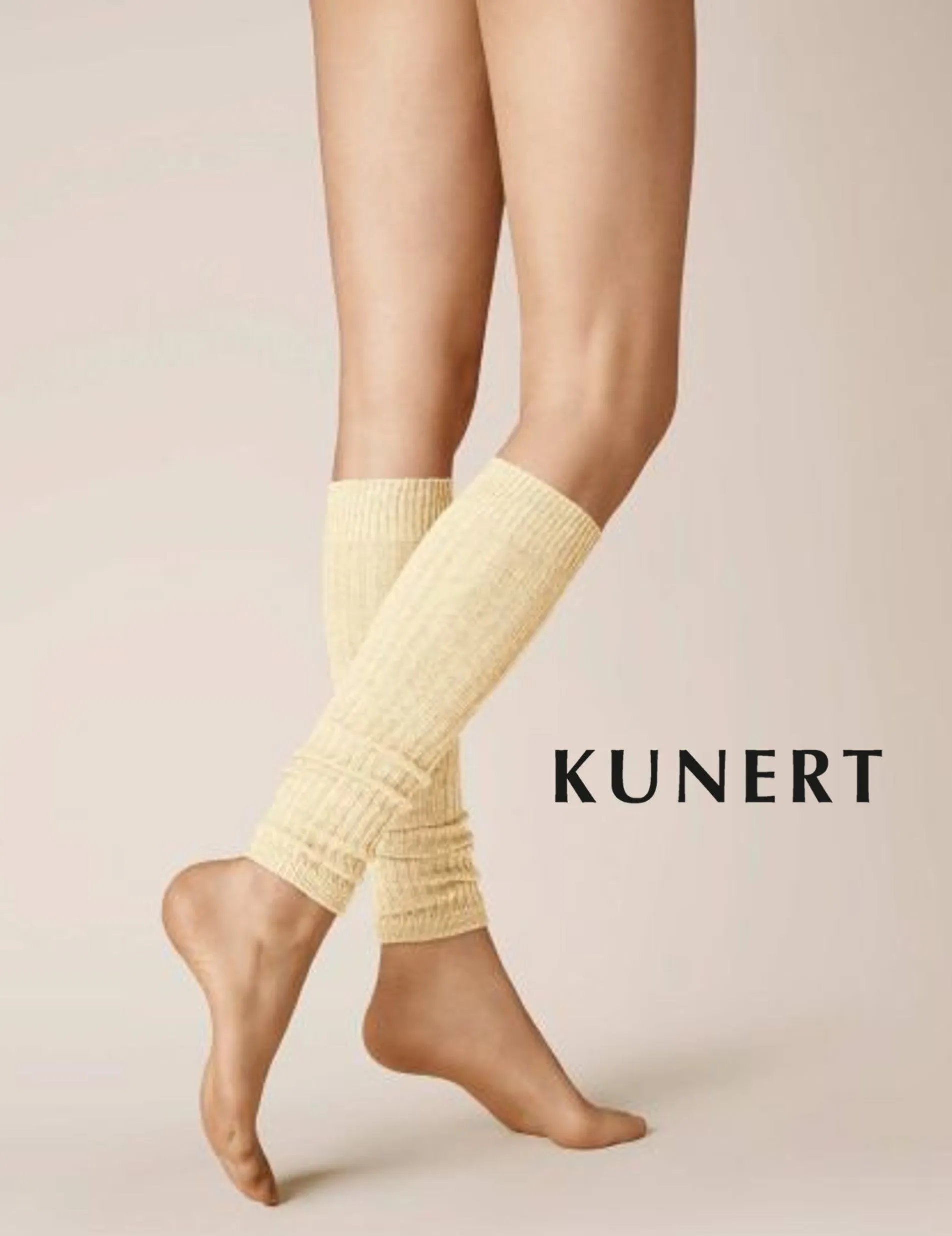 Kunert Winter Dreams White Wool/Cotton Rib Cuffs 294300