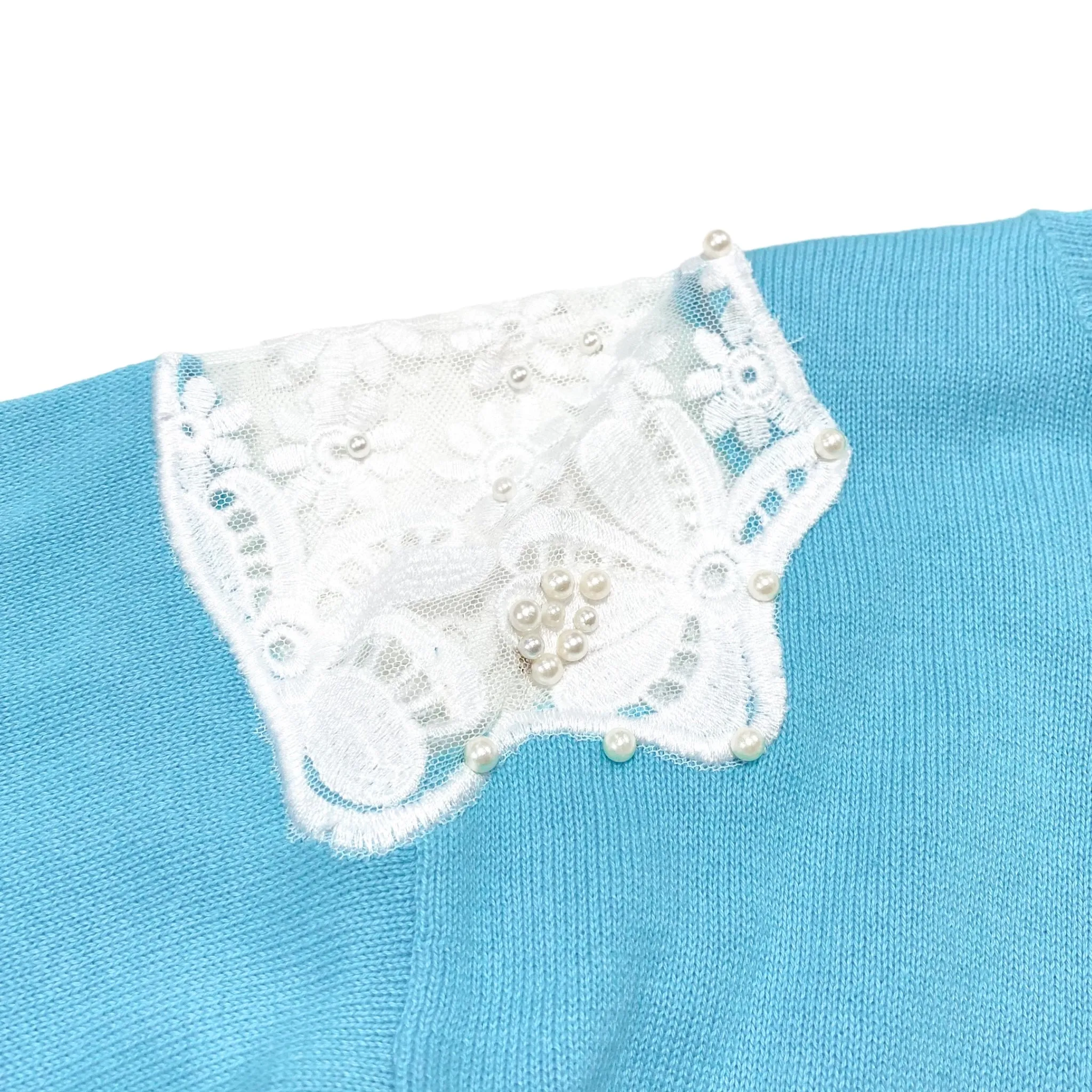 Lace Patch Sweater