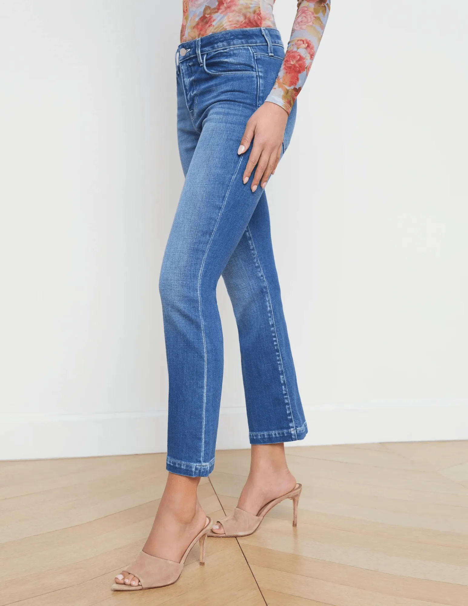 L'Agence Ali High Rise Skinny Flare Jean