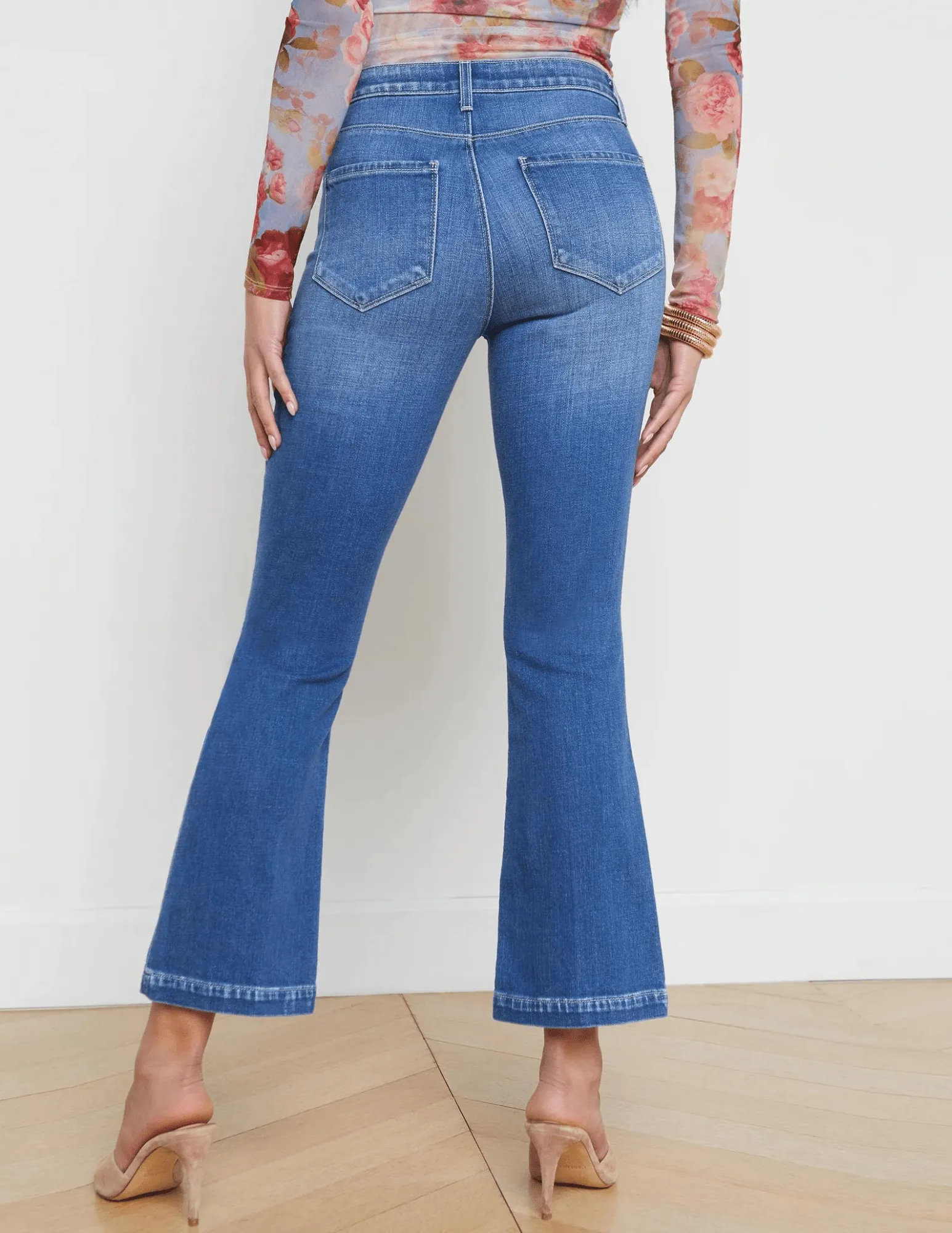 L'Agence Ali High Rise Skinny Flare Jean