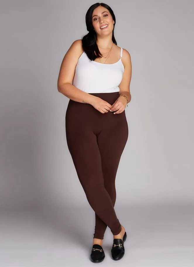 Leggings  - Bamboo Plus Size Full Length Leg