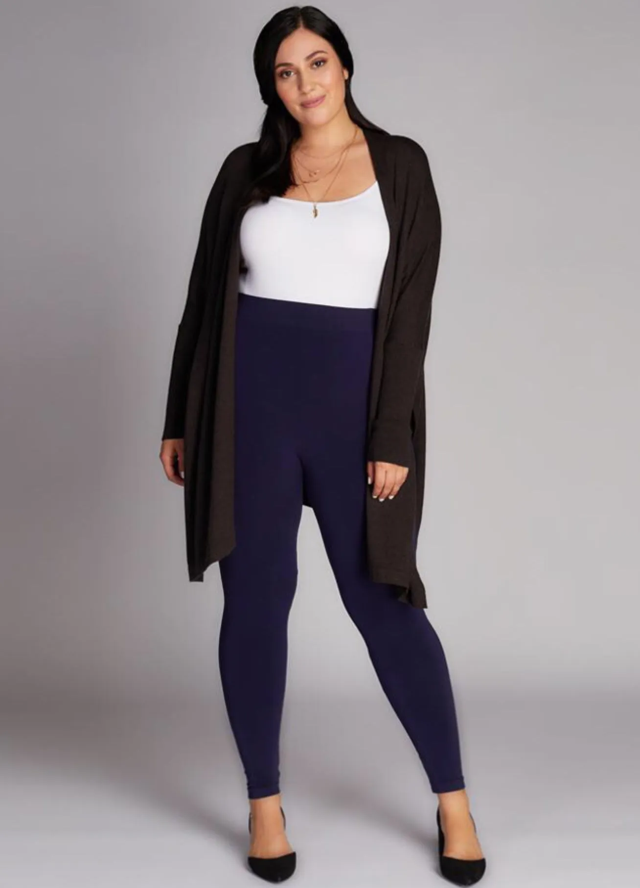 Leggings  - Bamboo Plus Size Full Length Leg