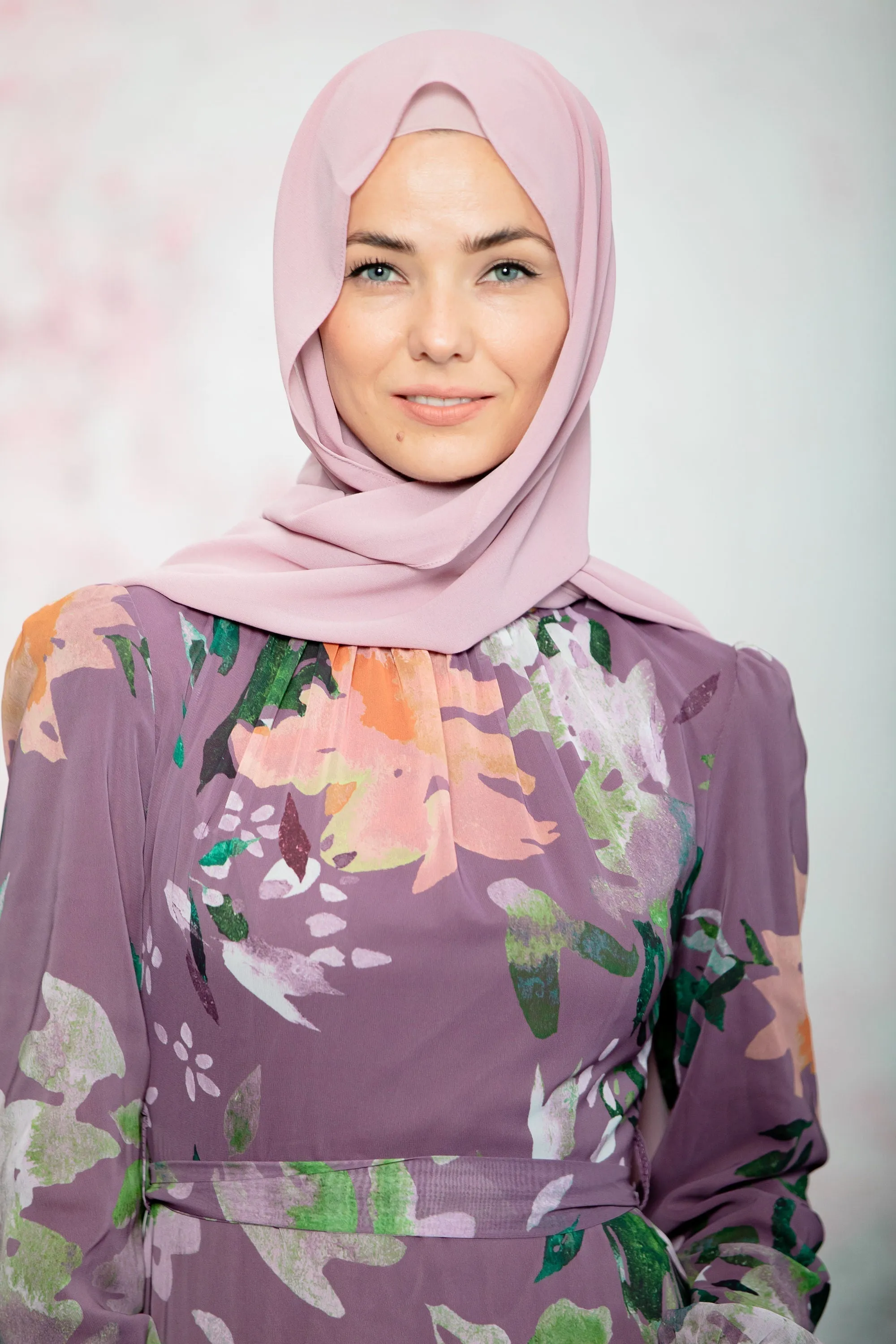 Lilac Chiffon Hijab