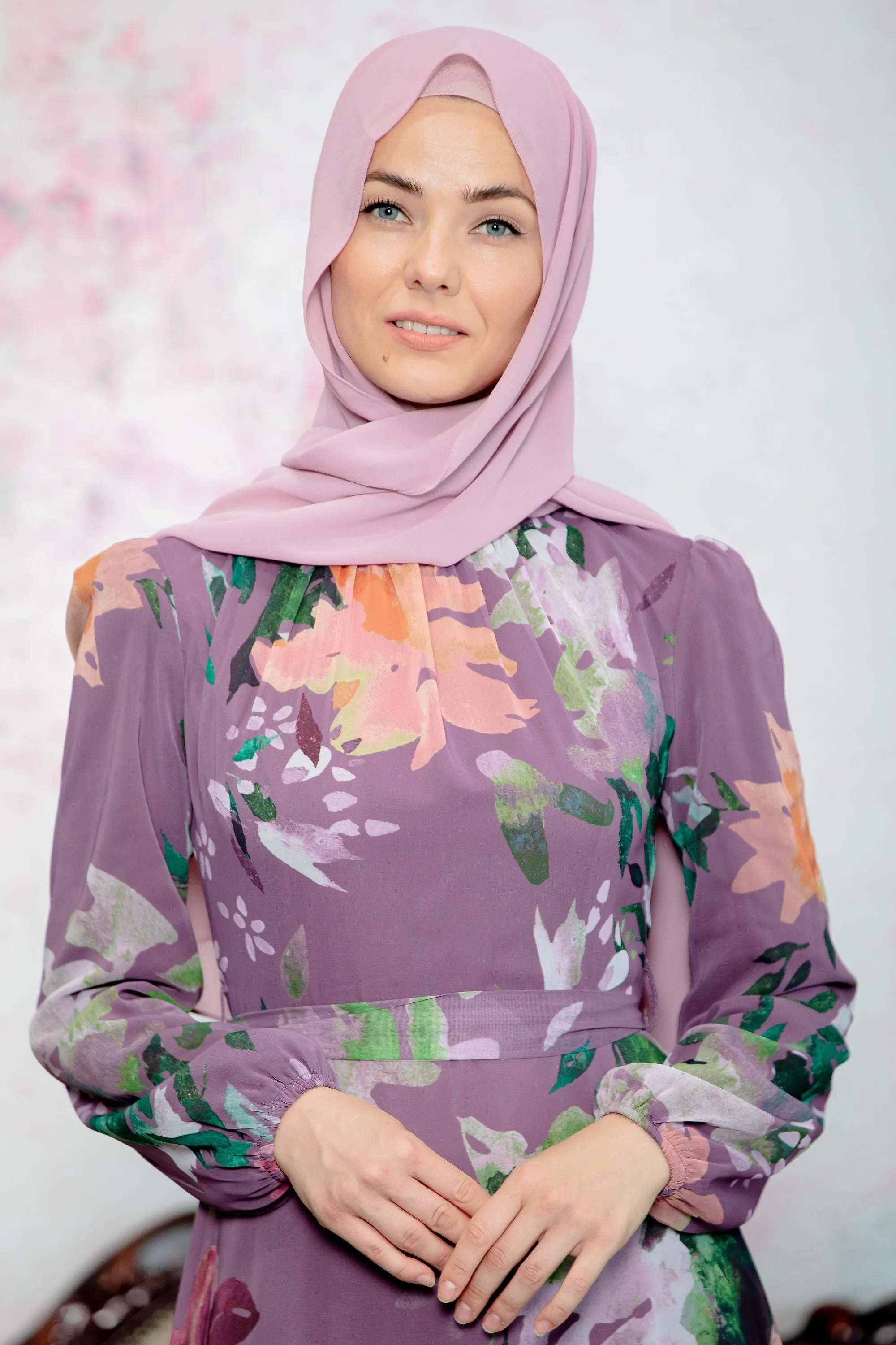 Lilac Chiffon Hijab