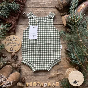 Lumberjack Bloomer Romper