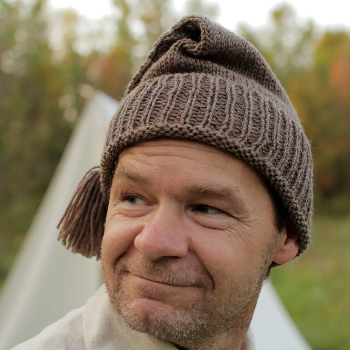 Machine-Knit Voyageur's Cap