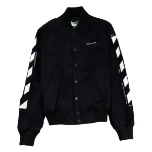 Men's Arrow Bomber Jacket Black Size S