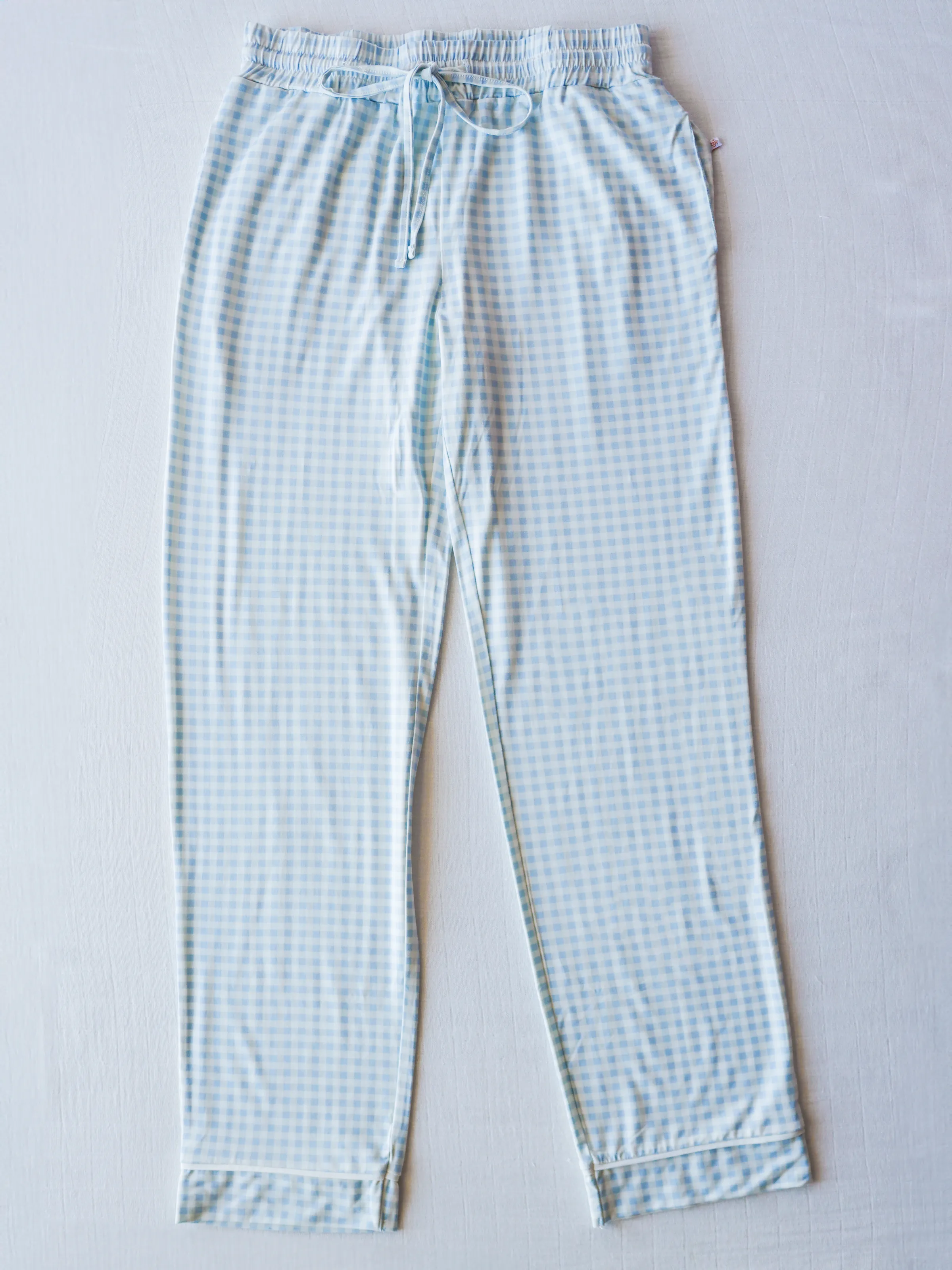 Men's Cloud Lounge Pants - Sky Blue Check