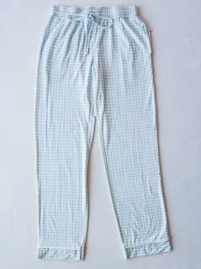 Men's Cloud Lounge Pants - Sky Blue Check