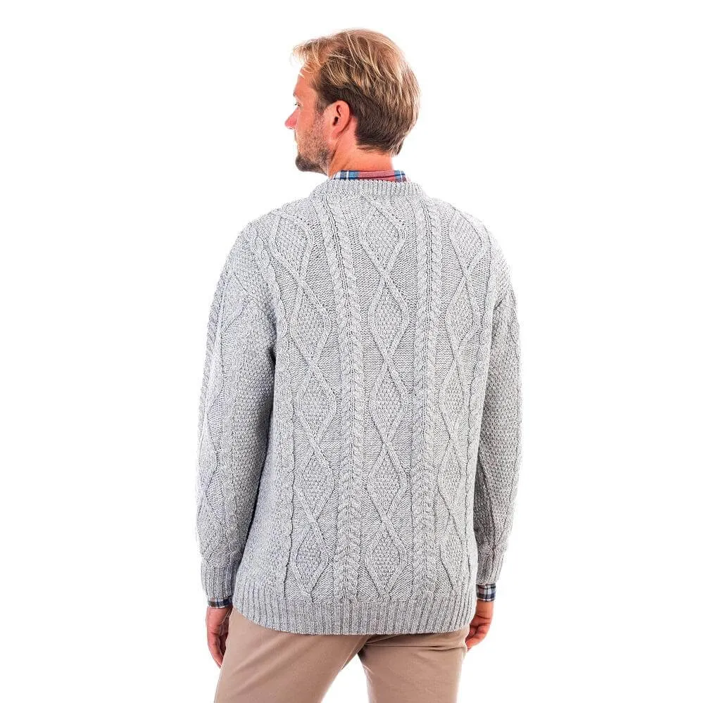 Men's Crew Neck Irish Sweater