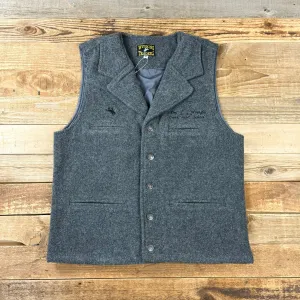 Men's Embroidered Logo Buckaroo Wool Vest