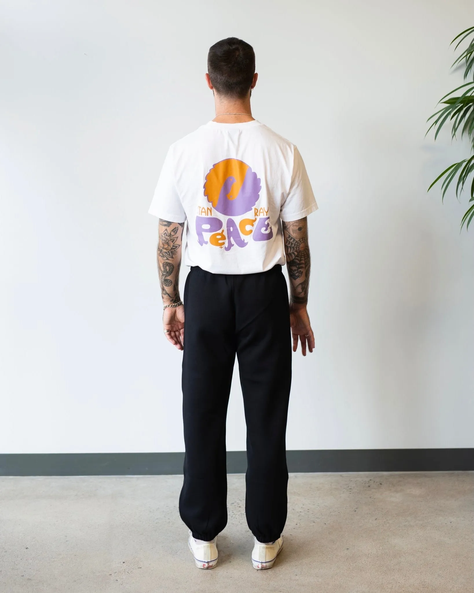 Needles Zipped Sweat Pant Pe/R/Pu Smooth Jersey Black